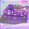 Purple Children's Amusement Park Custom Indoor Fantasy Playground Equipment Supplier