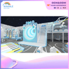 Blue And White Spaceship-themed Children's Playground Custom Indoor Amusement Park Equipment