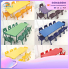 Kindergarten Table And Chair Plastic Graffiti Children's Table And Chair Set Children's Lifting Table
