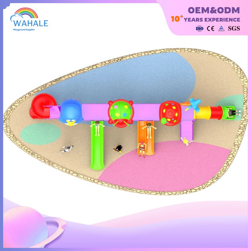 Large-scale Outdoor Children's Combined Slide Sports Playground Customized Equipment Wholesale