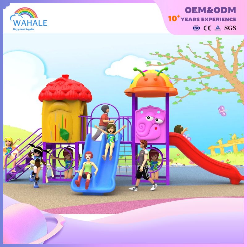 Macaron Color Outdoor Children Customized Playground Equipment Wholesale