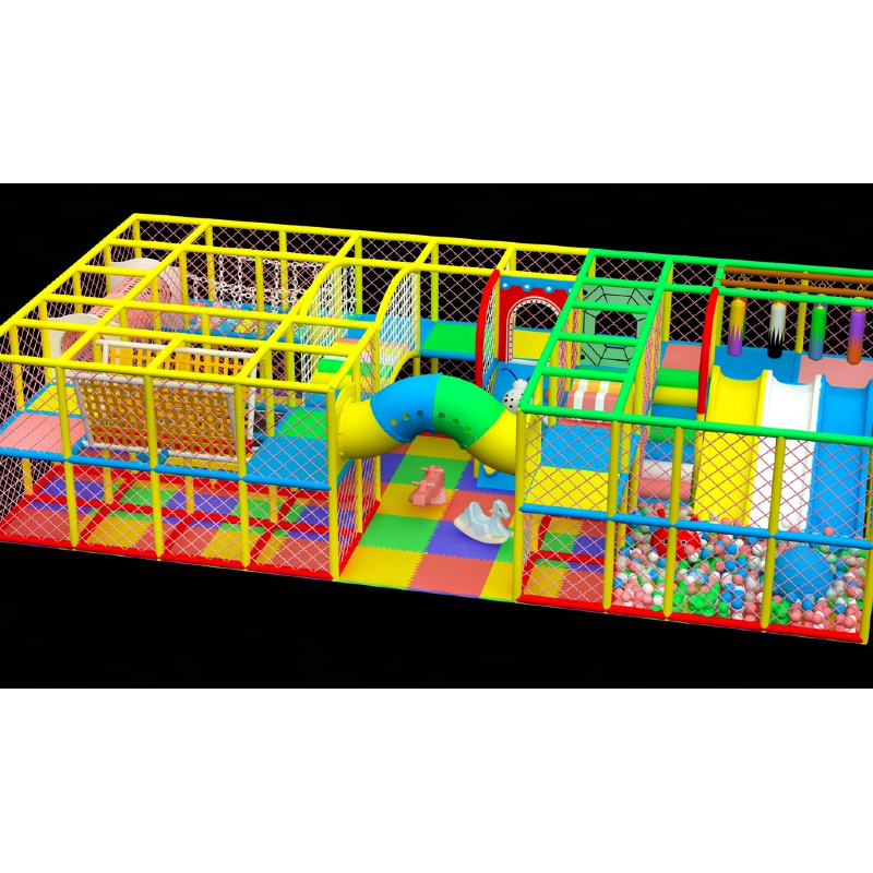 color children's climbing passage