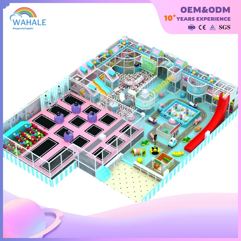 Castle Custom Indoor Trampoline Playground Children's Indoor Soft Game Set Children's Play Area Equipment Wholesale