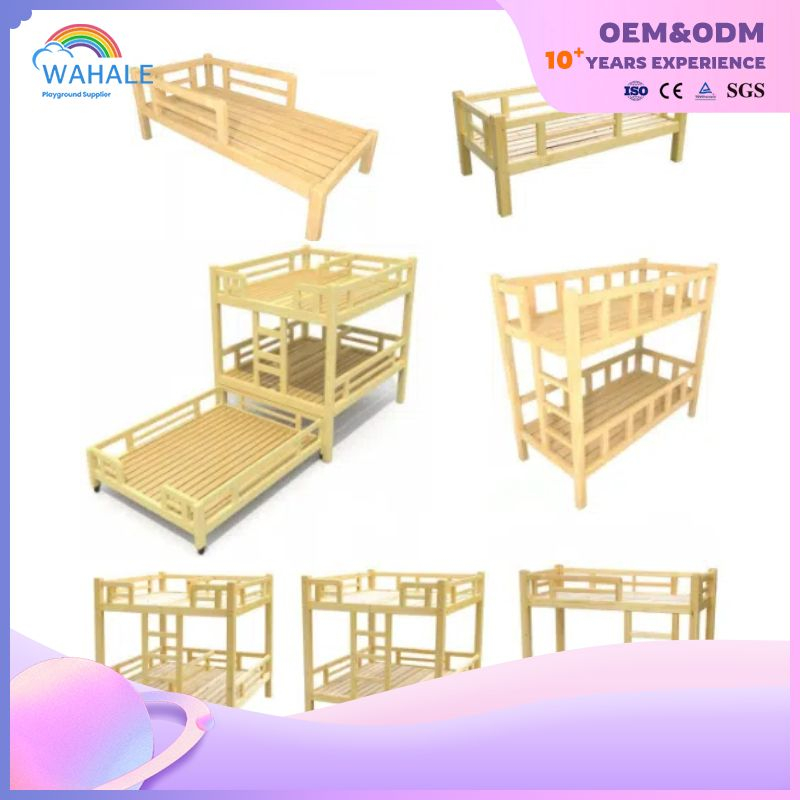 Solid Wood Baby Bed Single Bed Four-layer Combined Bed Equipment Wholesale