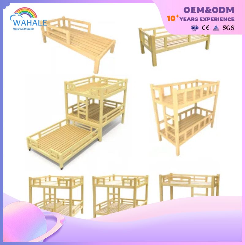 Solid Wood Baby Bed Single Bed Four-layer Combined Bed Equipment Wholesale