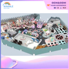 Blue And Pink Are Customized Indoor Soft Sports Playground Equipment for Children