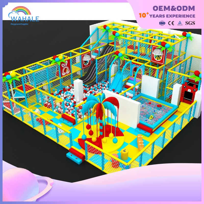 Macaron Children's Adventure Park Indoor Playground Family Entertainment Sports Center Equipment