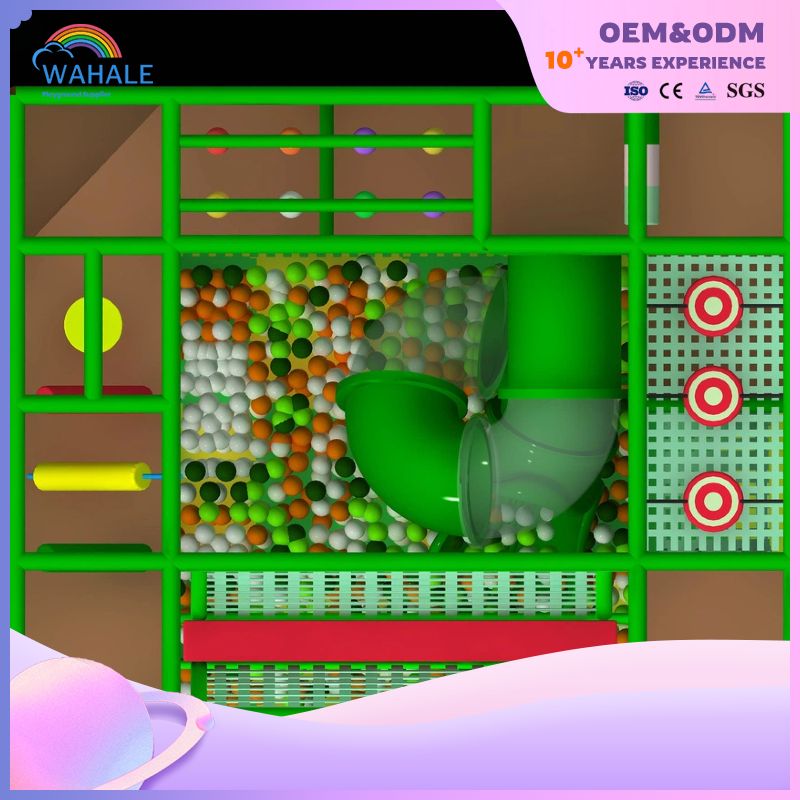 Multi-layer Indoor Adventure Play Equipment Children's Indoor Playground Jungle Theme Park