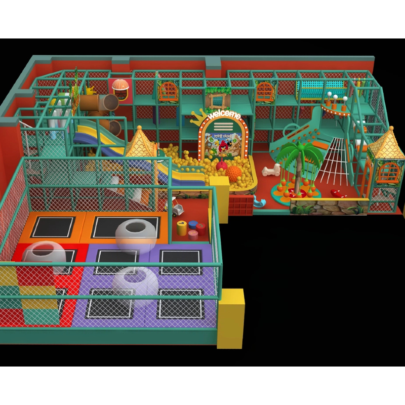 indoor Dinosaur forest theme maze