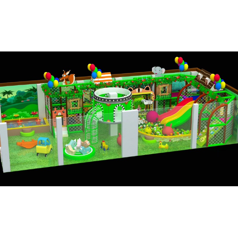 Green forest modeling tower park