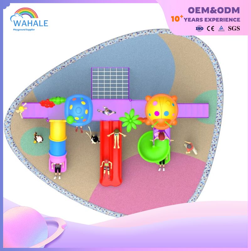 Outdoor children's sports playground customized slide park equipment wholesale