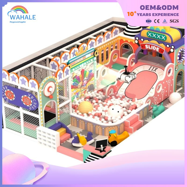 Red Castle Theme Customized Children's Playground Indoor Children's Interactive Amusement Park Equipment