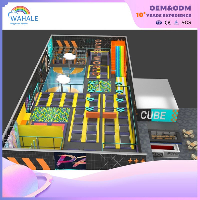 Amazing Magical Sports Carnival Indoor Children's Adventure Trampoline Playground Equipment