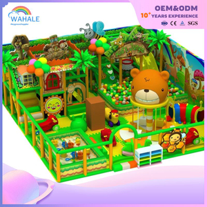 Enchanted Forest Bear Castle Park Entertainment Center Commercial Children's Indoor Playground
