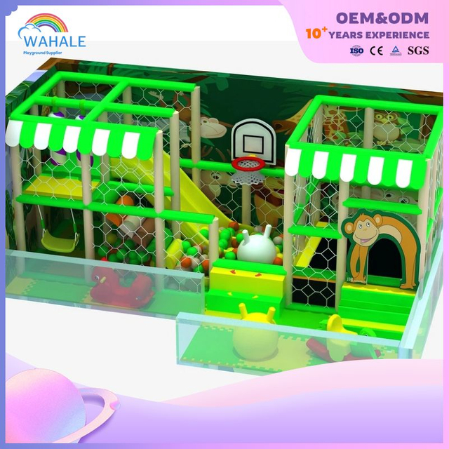Magic Forest Theme Indoor Playground Amusement Equipment Ninja Warrior Course Adventure Park