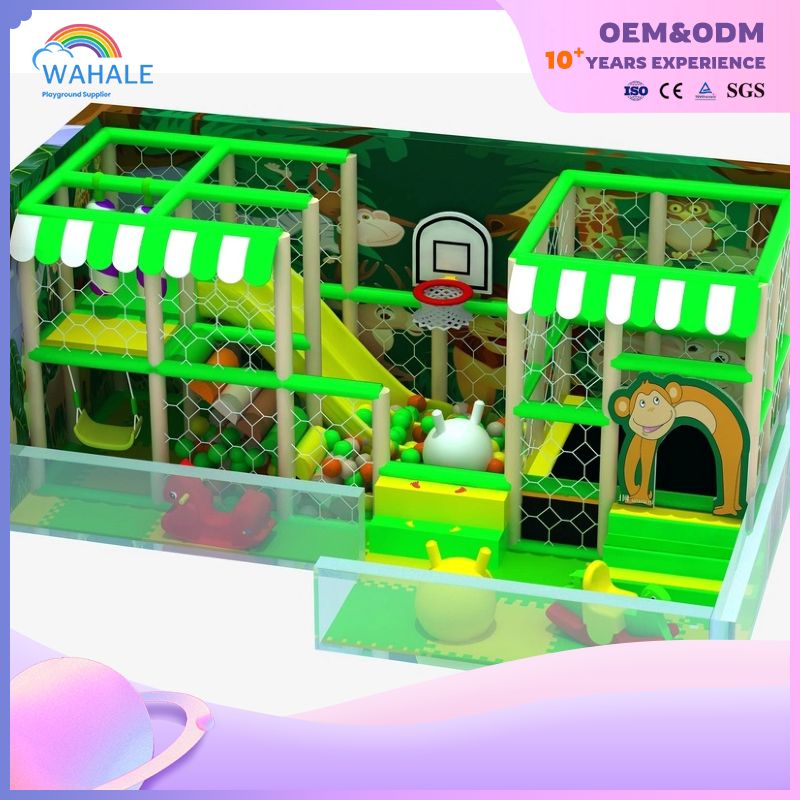 Magic Forest Theme Indoor Playground Amusement Equipment Ninja Warrior Course Adventure Park