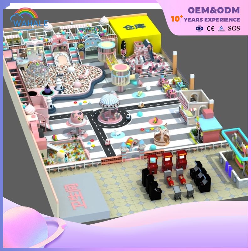 Family Sports Game Center Indoor Slide Park Children Adult Playground Business Adventure Park