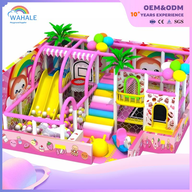 Macaron Color Children's Playground Manufacturer Custom Soft Play Equipment Children's Indoor Playground Commercial Business Plan