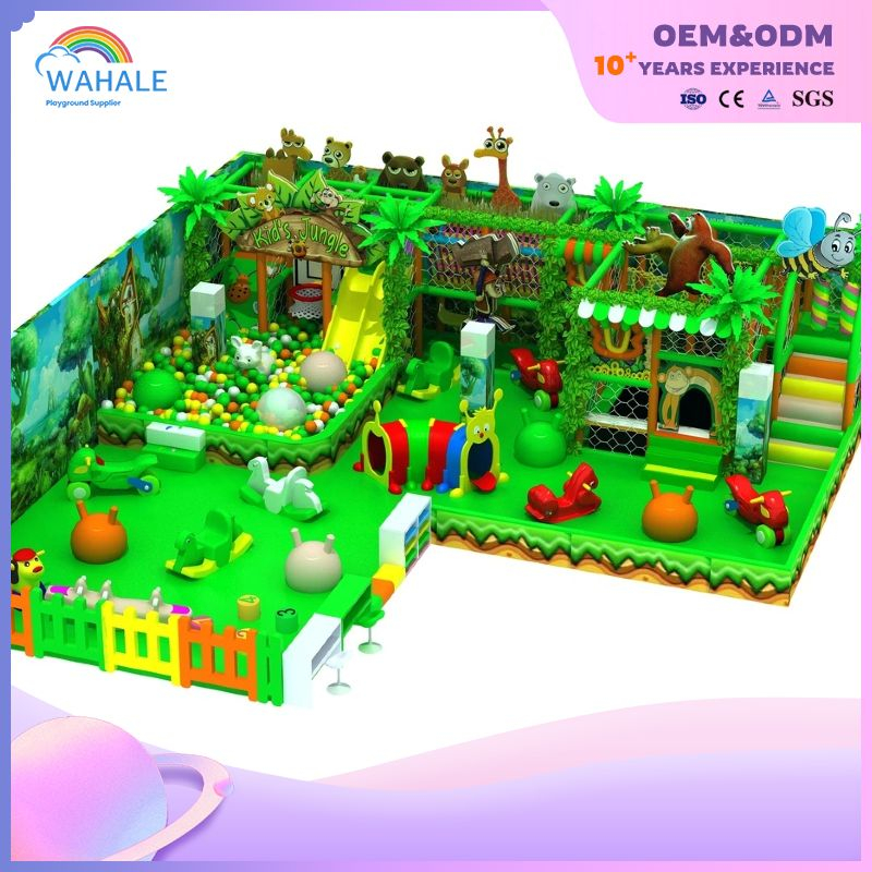 Tropical Jungle Theme Children's Indoor Playground Amusement Park Children Happy Soft Game Equipment