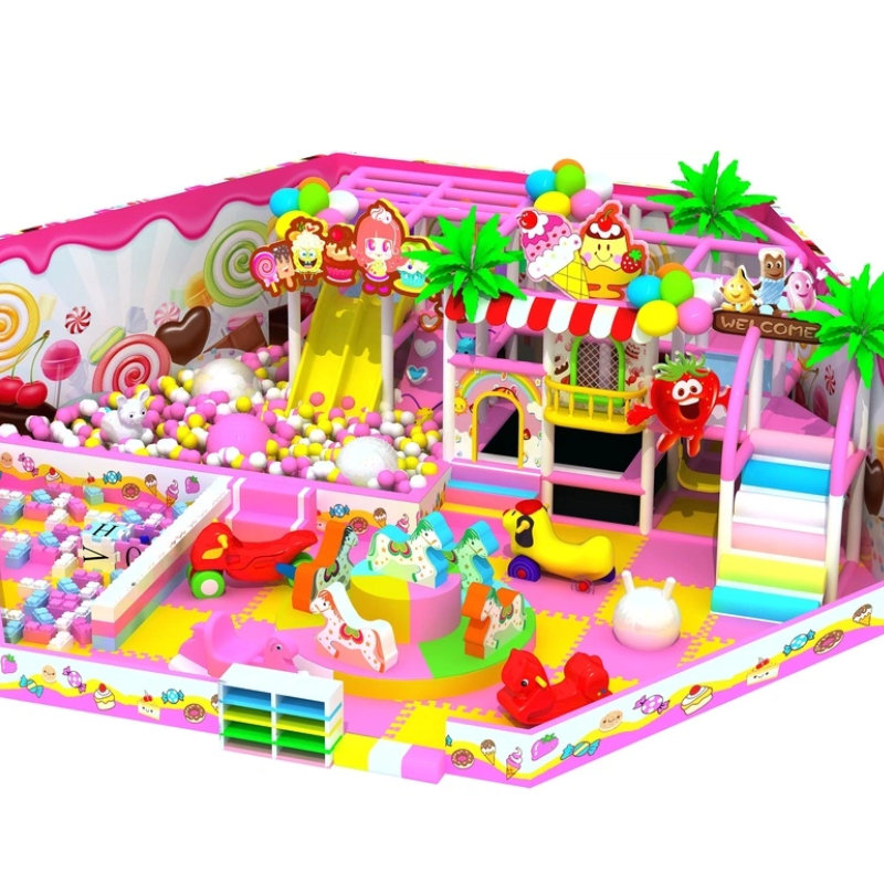 Macaron indoor children's scene simulation