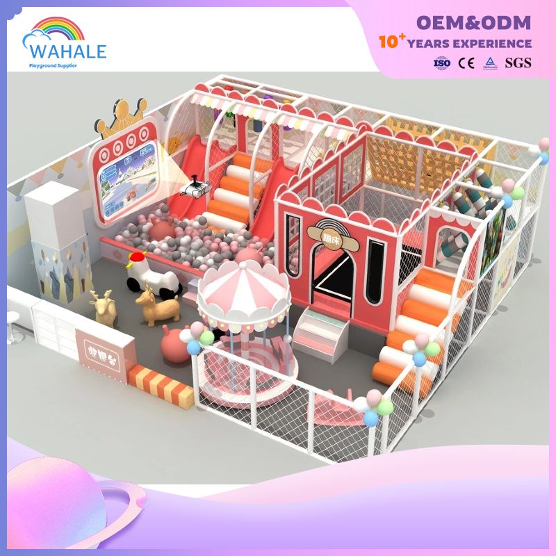 Children's Climbing Slide Indoor Soft Playground Equipment Cheerleading Play Space Theme Park
