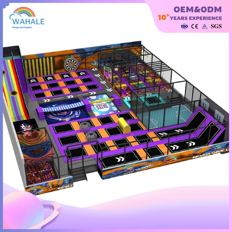 New Indoor Adventure Trampoline Park Children's Playground Sports Indoor Park