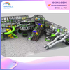 New Large Double Twist Cyclone Slide Indoor Park Pipe Slide Children's Indoor Playground