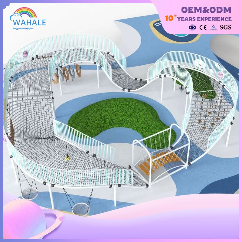 Outdoor Children's Cartoon Climbing Park in The Mall Customized Space-themed Children's Playground Equipment