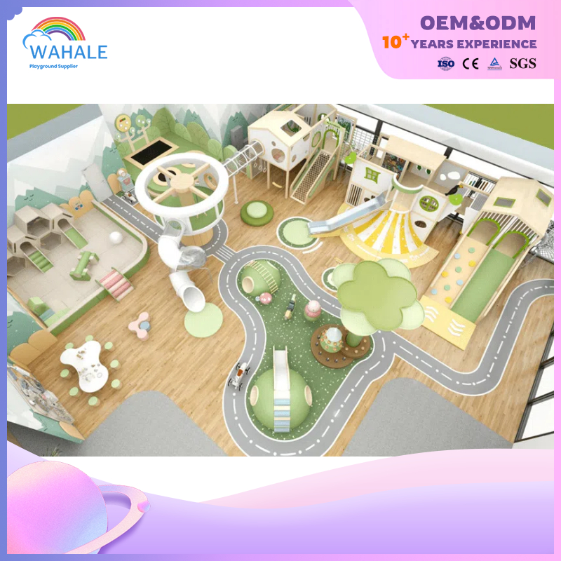 Sales Center Indoor Forest Theme Customized Children's Soft Decoration Parent-child Interactive Playground Equipment Builder