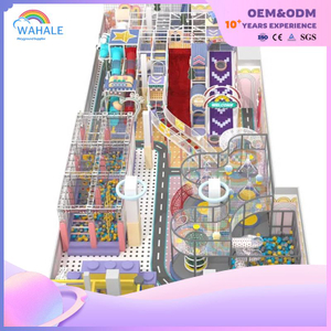 Mall Interior Custom Purple Castle Theme Children's Playground Soft Decoration Amusement Facilities for Sale