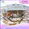 Park Outdoor Wooden Hexagonal Children Adventure Adventure Playground Equipment Wholesale