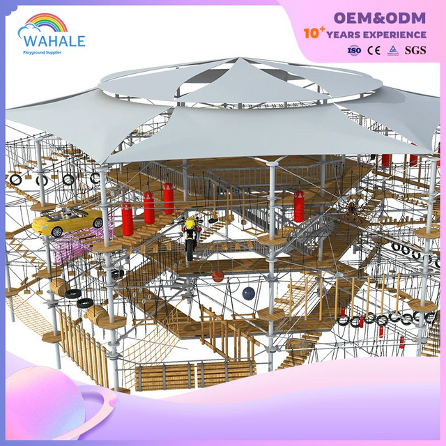 Park Outdoor Wooden Wooden Children Adventure Playground Playground Playground Wholesale