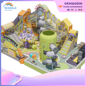Kindergarten indoor crazy plant theme customized children parent-child interactive playground equipment