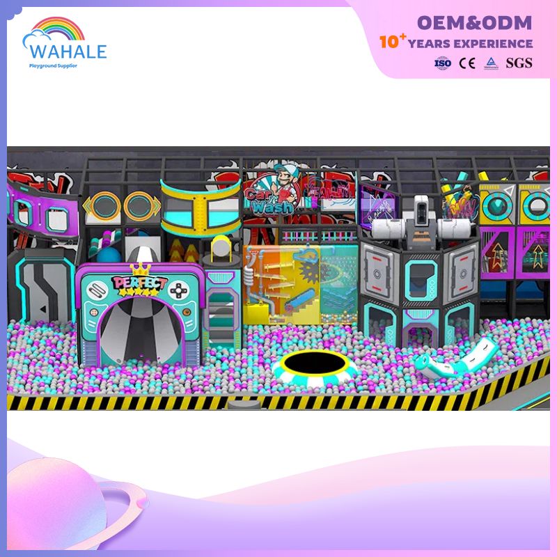 Video Game Theme Customized Children's Indoor Soft Playground Equipment Wholesale