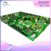 Sales Center Indoor Forest Theme Custom Soft Decoration Children Crossing Interactive Play Equipment Dealer