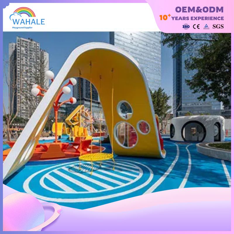 Color Lighting Custom Outdoor Children Interactive Playground Equipment Suppliers