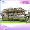Scenic Area Outdoor Hexagonal Wooden Children's Warrior Adventure Playground Equipment Wholesale