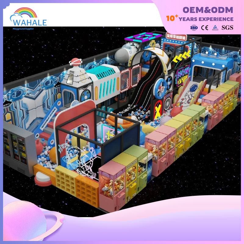 Manufacturer of soft playground equipment for children indoor astronauts with interstellar theme