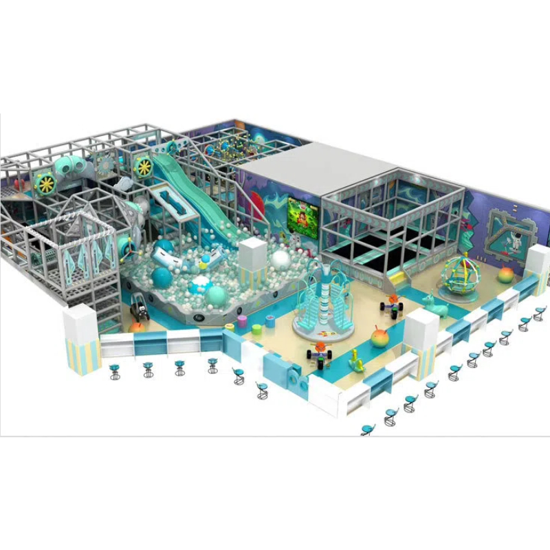 Children's single-plank bridge through the sponge pool