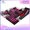 The New Phosphor Powder Custom Children's Parkour Trampoline Indoor Soft Outfit Warriors Go Through The Park Sale