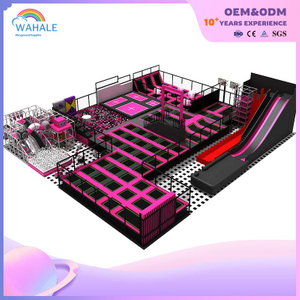 The New Phosphor Powder Custom Children's Parkour Trampoline Indoor Soft Outfit Warriors Go Through The Park Sale