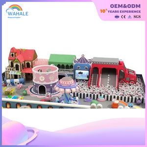 Kindergarten Indoor Pink Soft Decoration Parent-child Interactive Playground Children Cartoon Theme Sports Park