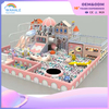 Pink Is An Indoor Cartoon Theme Customized Children's Castle Playground Equipment Supplier