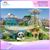 Cartoon Panda Shape Custom Children's Outdoor Unpowered Playground Equipment Source Factory