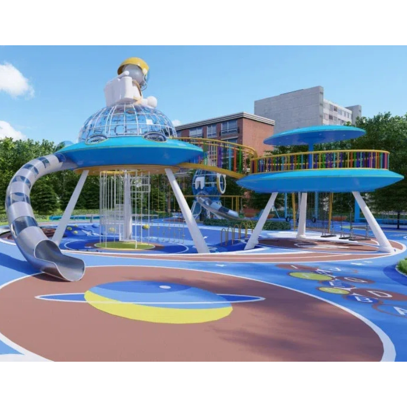 Space astronaut bear playground