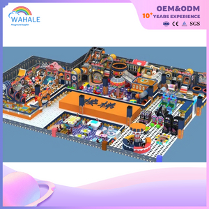 Sales Center Outdoor Macaron Animal Theme Customized Children's Soft Decoration Playground Facilities