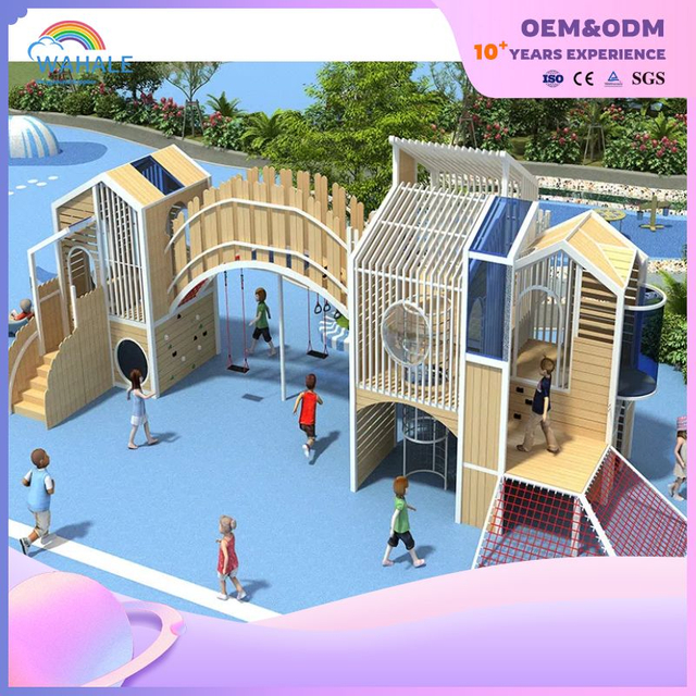 Scenic Area Outdoor Wooden Children Parent-child Interactive Playground Equipment Suppliers