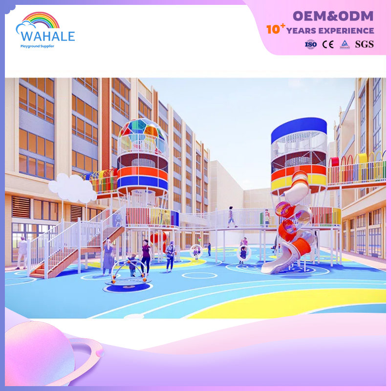 Mall Outdoor Color Soccer Ball Manufacturing Custom Children's Playground Equipment Dealer