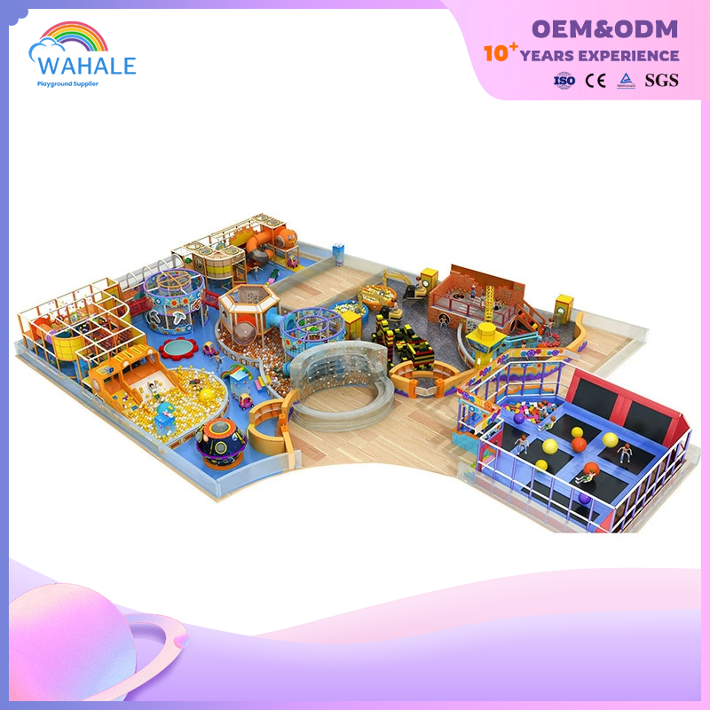 Mall Indoor Macaron Color Custom Soft Outfit Physical Training Children Playground Equipment Dealer