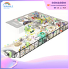 400-square-meter Indoor Green Cactus-shaped Custom-made Soft Furnishings for Children's Playground Equipment